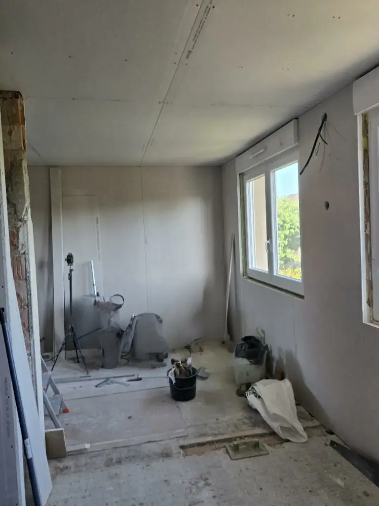 Doublage, Création porte, Faux plafond